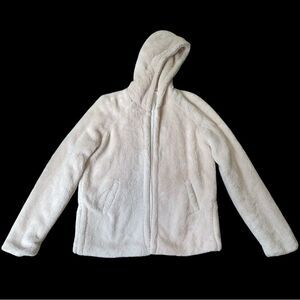 URKOOL Cozy Oversized Faux Fur Coat Hooded Jacket Teddy XXL